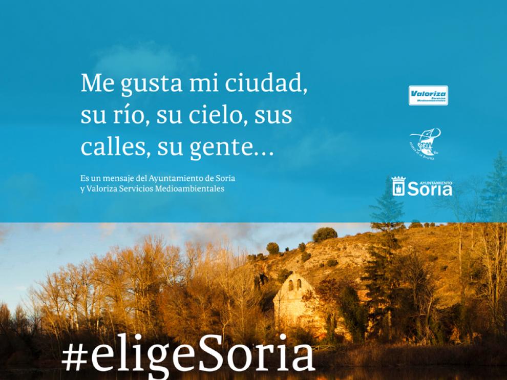 Uno de los carteles promocionales de la campaña de Soria Reserva de la Biosfera