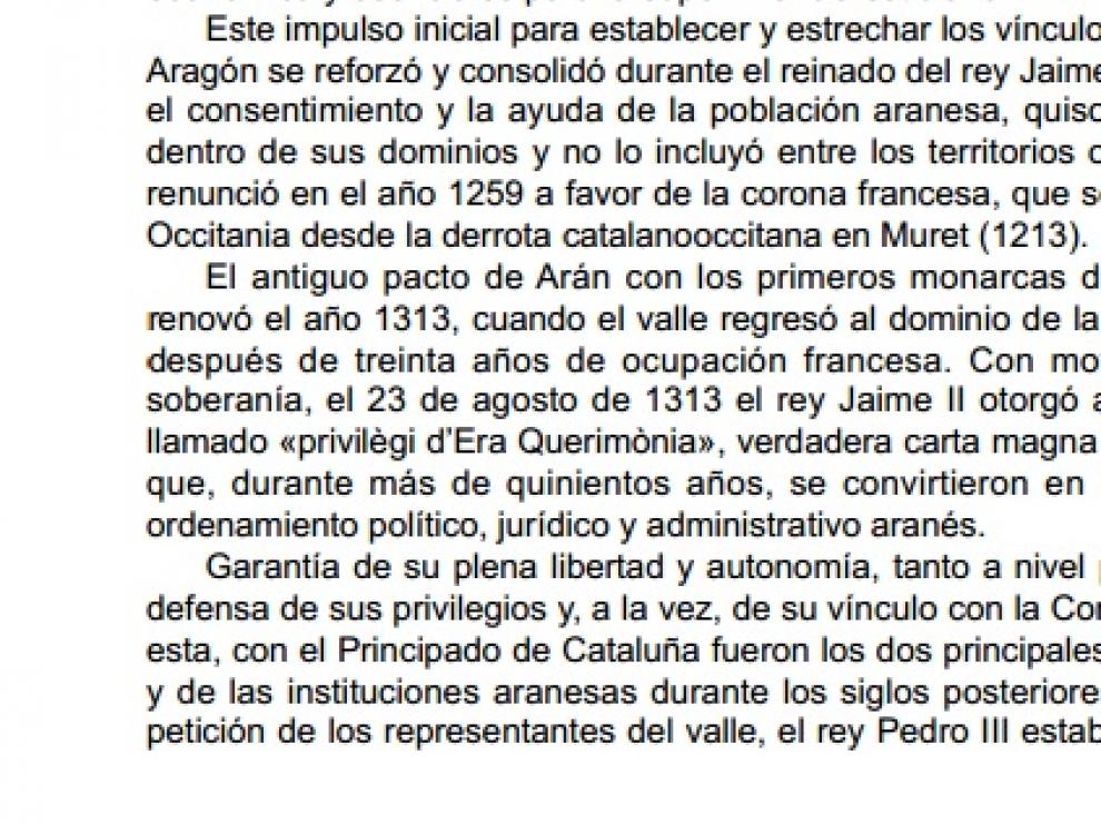 El texto del BOE que recoge la falsedad histórica