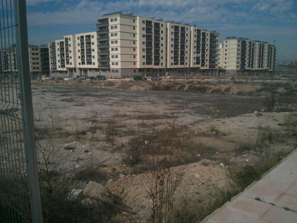 Parcela de Arcosur para la que se reivindica la construcción del potrero