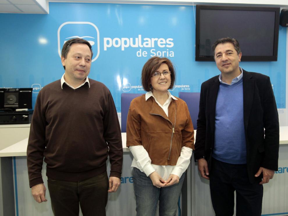 Jesús Ángel Peregrina y Adolfo Sainz junto a Marimar Angulo