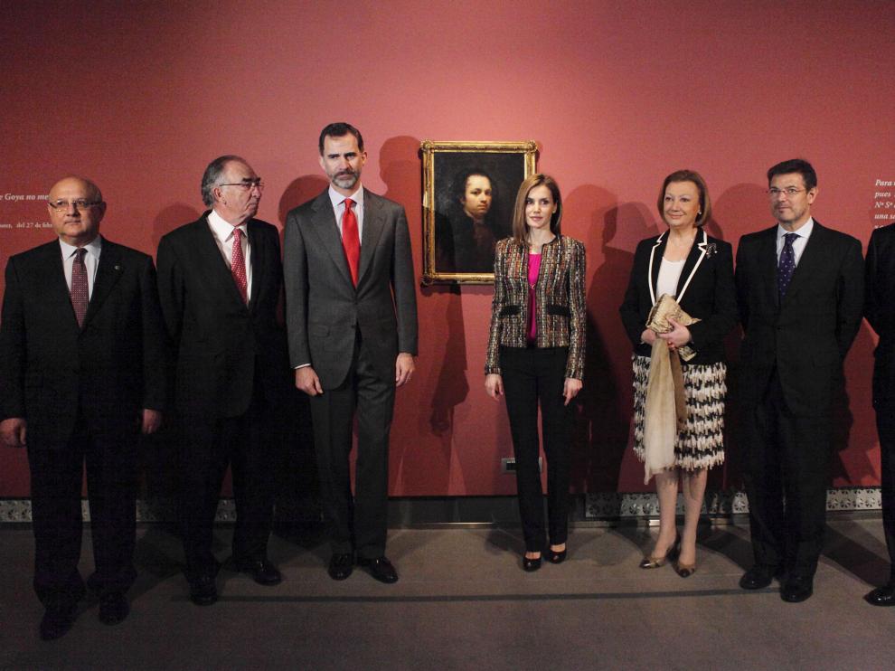 Los Reyes en el 'Museo Goya. Colección Ibercaja'