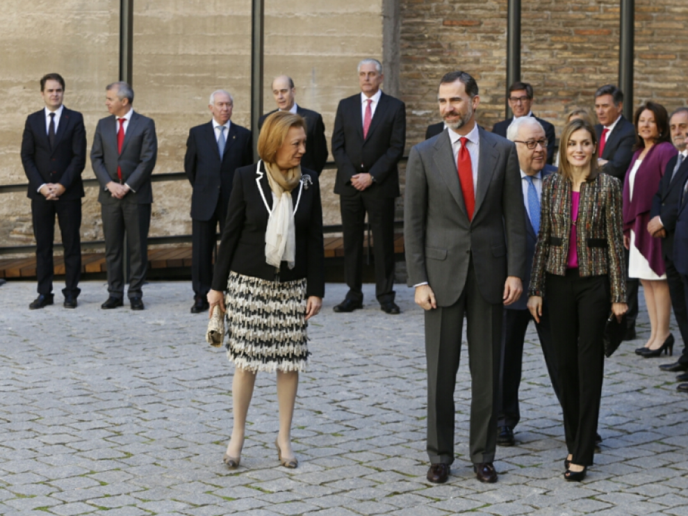 Los Reyes en la Aljafería