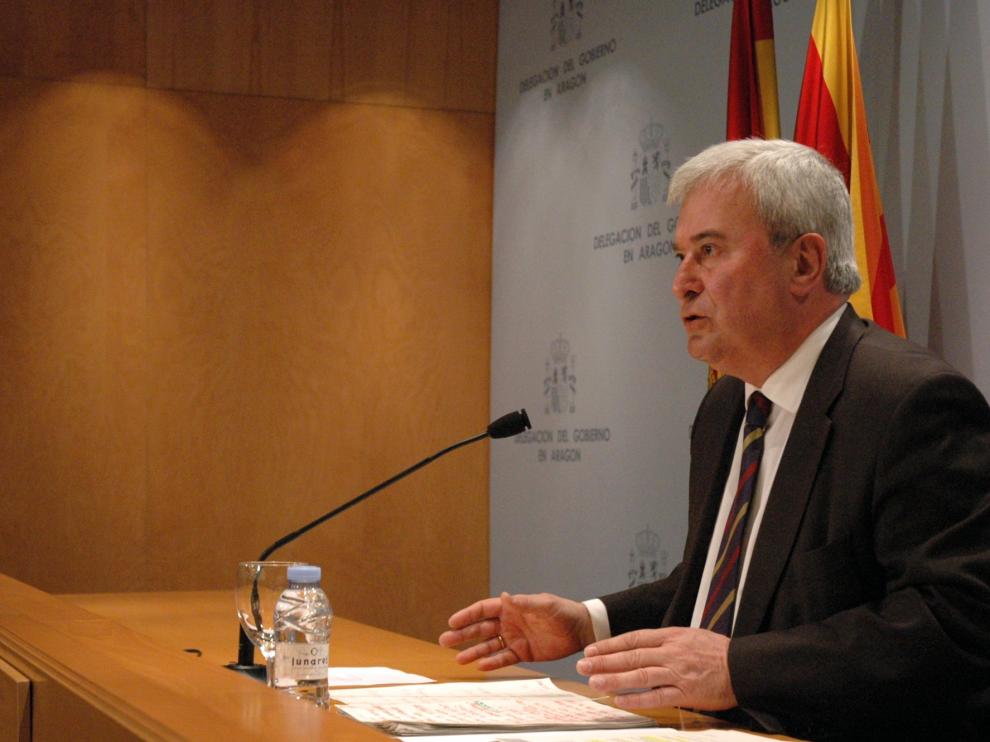 El delegado del Gobierno en Aragón, Gustavo Alcalde en una imagen de archivo.
