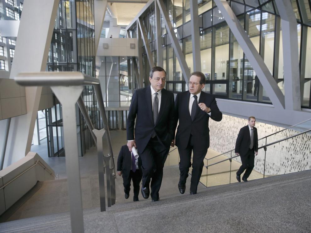 ?Draghi antes de la inauguración