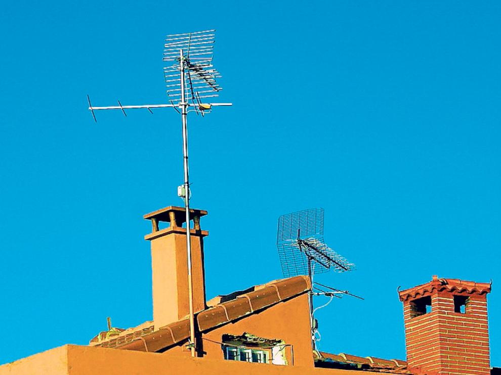 Antena colectiva, en una imagen de archivo.