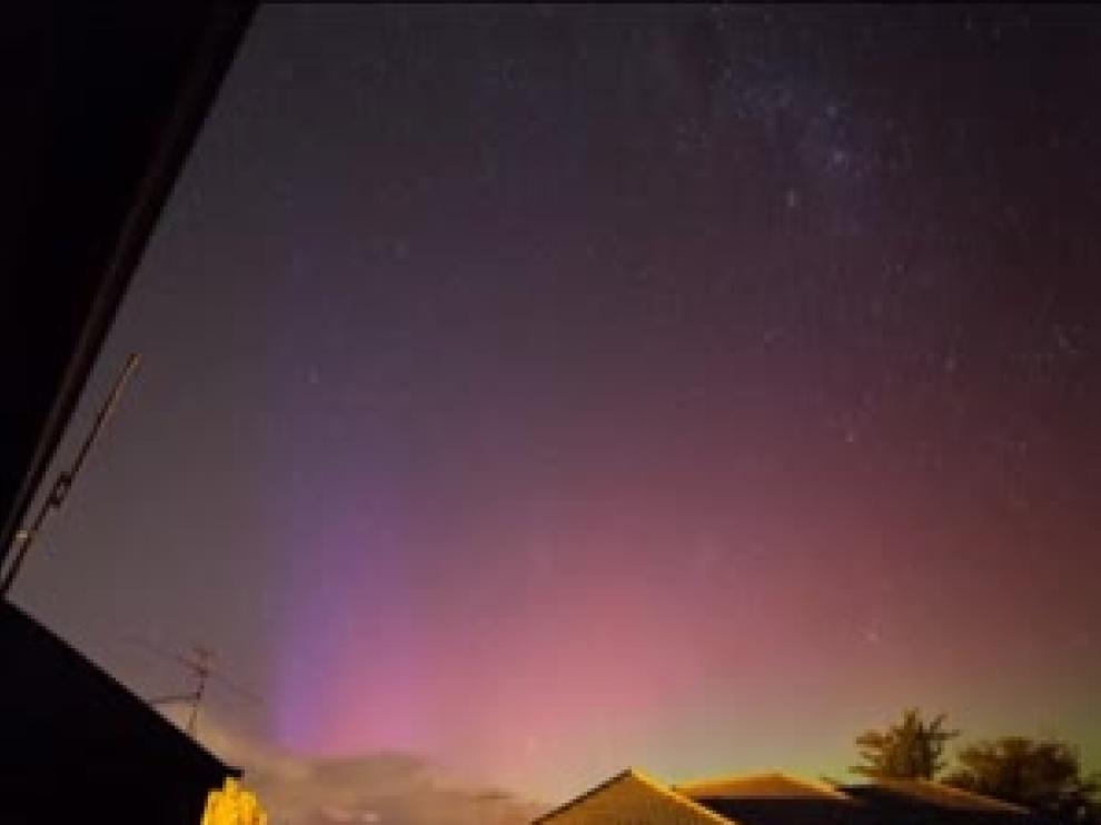 Espectaculares imágenes de una aurora boreal en el cielo austral