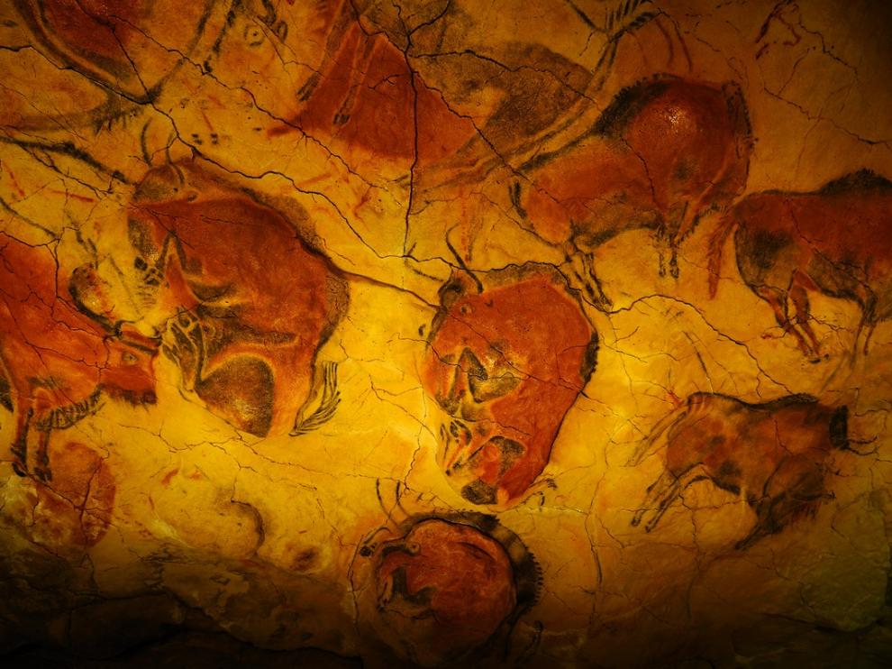 Bisontes de Altamira, la imagen más reconocida de las cuevas