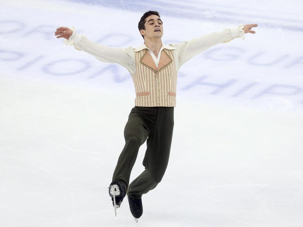 Javier Fernández, campeón del mundo de patinaje en Shanghái