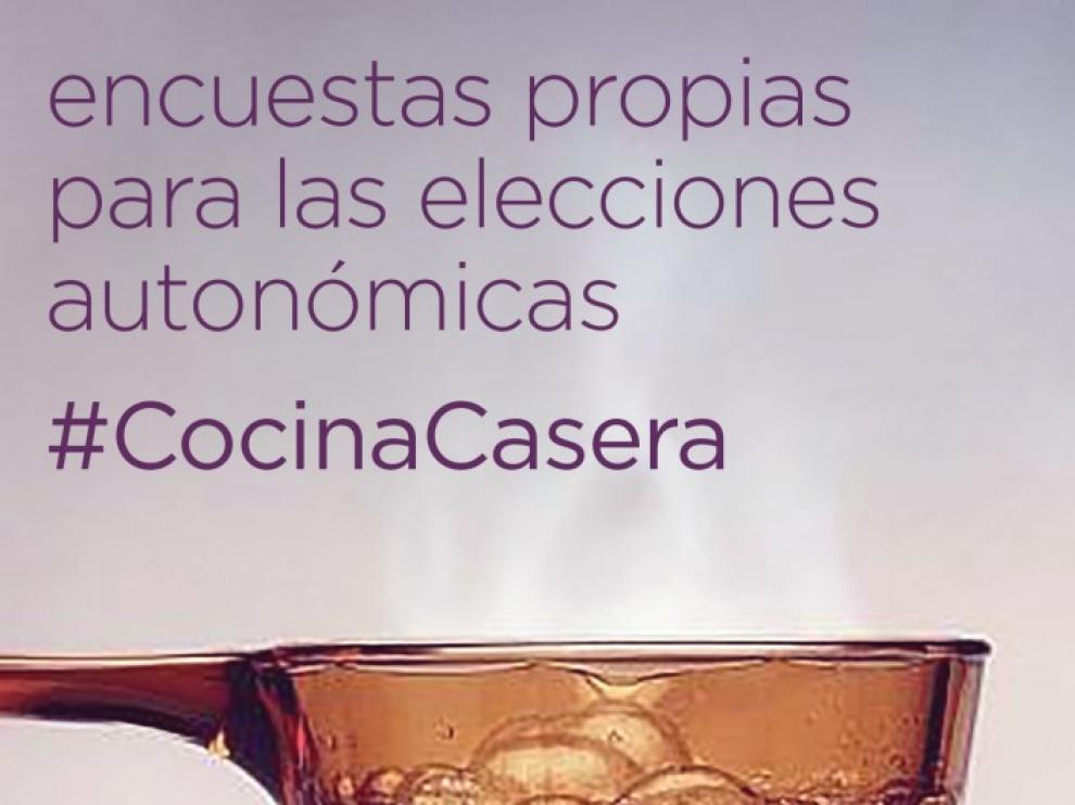 'Cocina casera' es el lema de esta campaña de crowdfunding de Podemos
