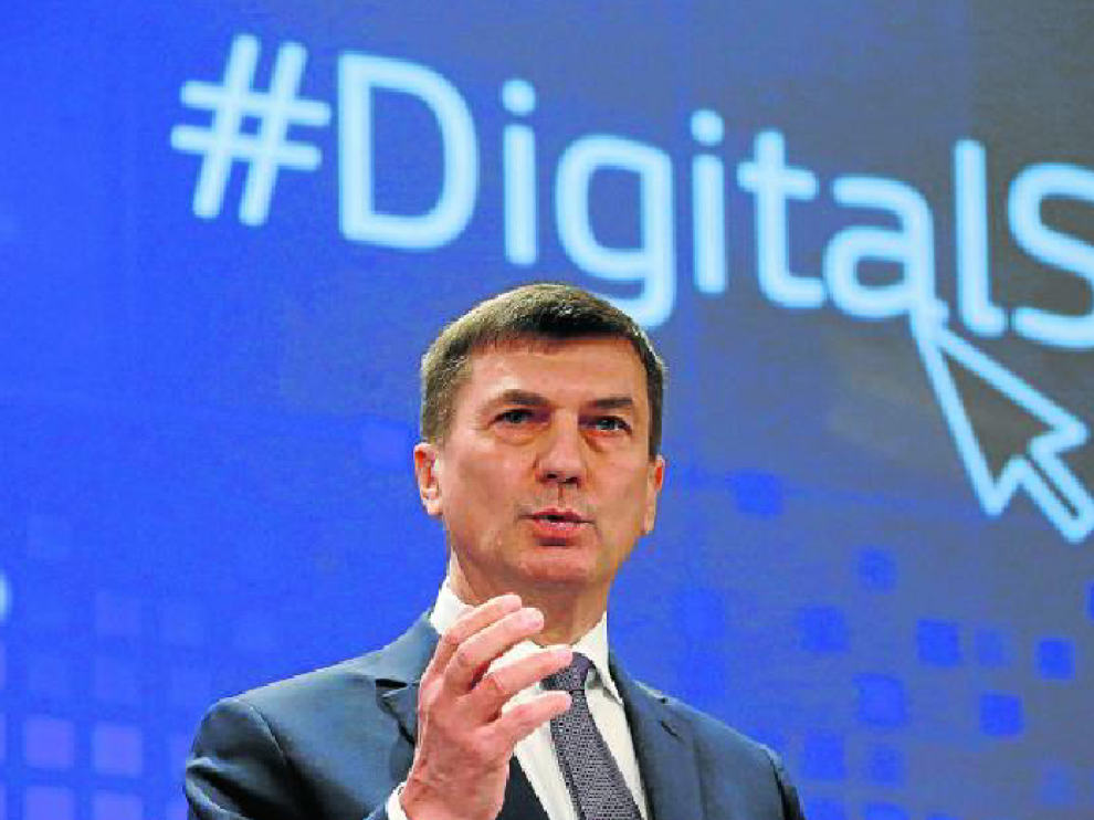 El vicepresidente comunitario responsable del Mercado Único Digital, Andrus Ansip.