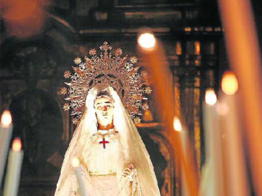 Nuestra Señora del Rosario, de la iglesia de San Pablo en Zaragoza.