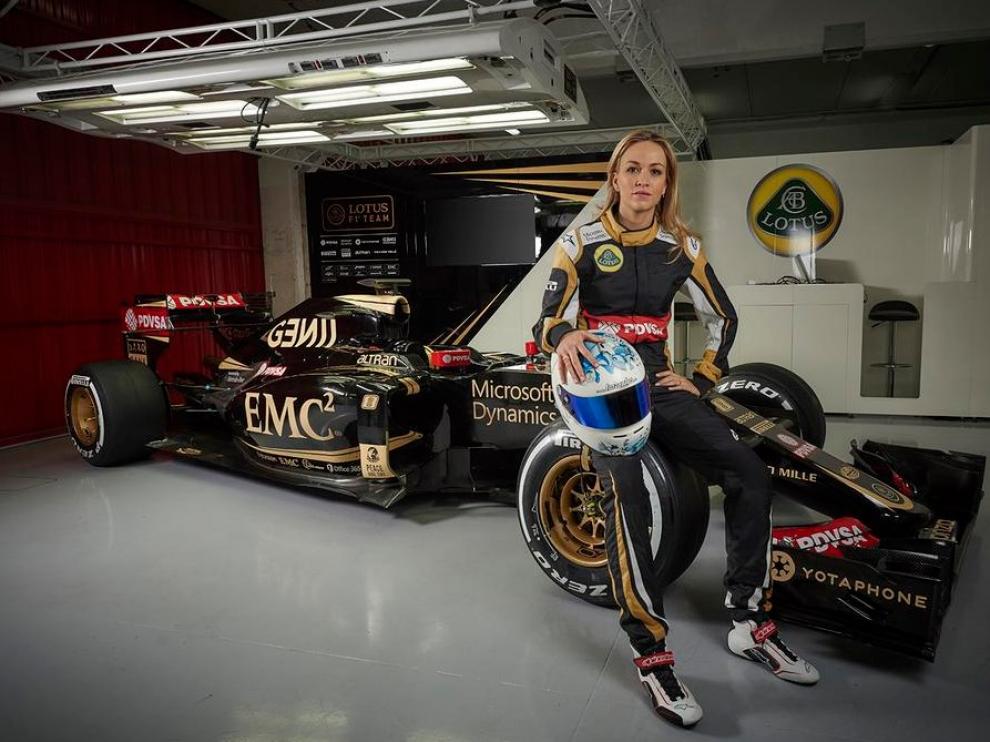Carmén Jordá, piloto de desarrollo de Lotus