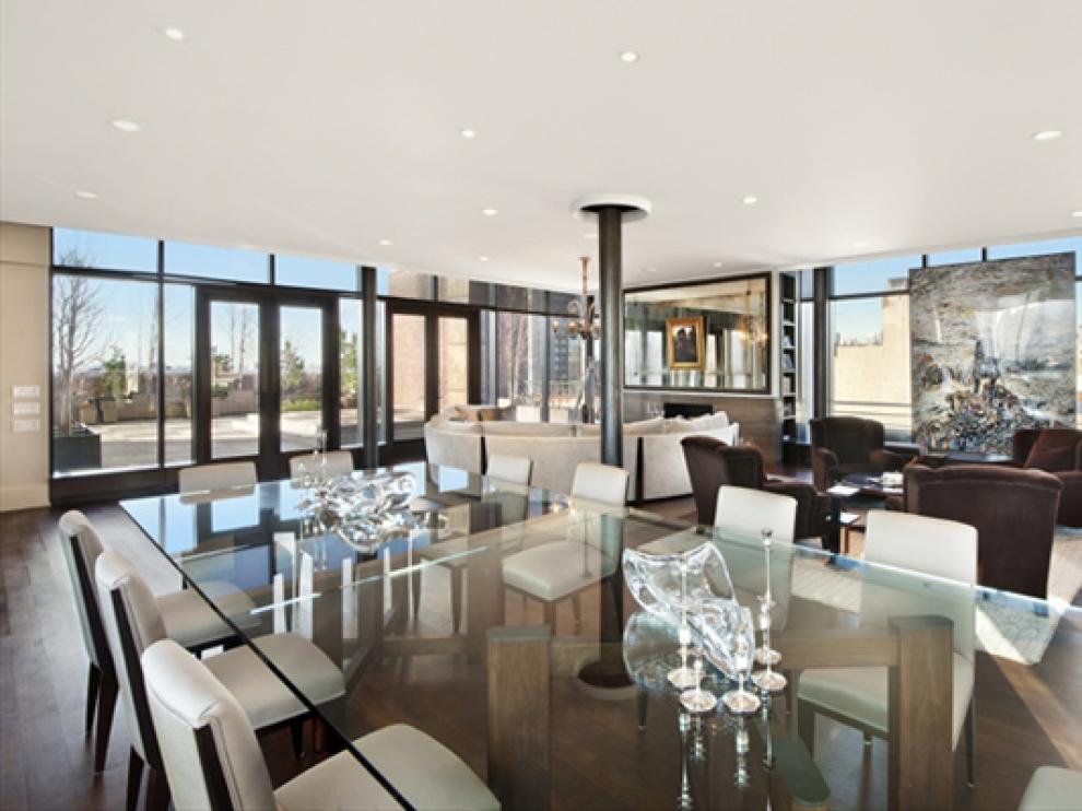 Salón del apartamento de Jon Bon Jovi en nueva York