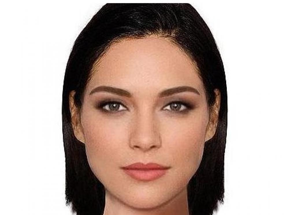 El rostro femenino "perfecto", según cánones europeos.