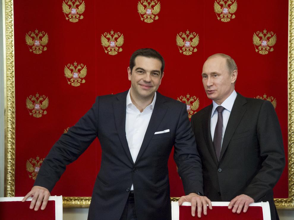 Tsipras y Putin