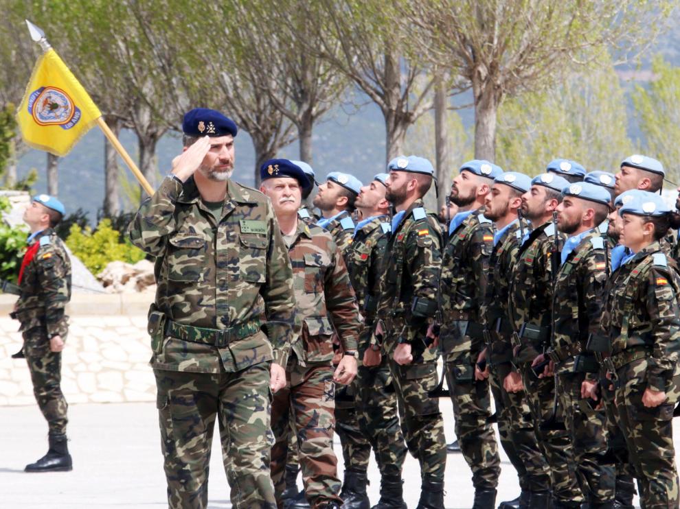 El rey Felipe VI en Líbano