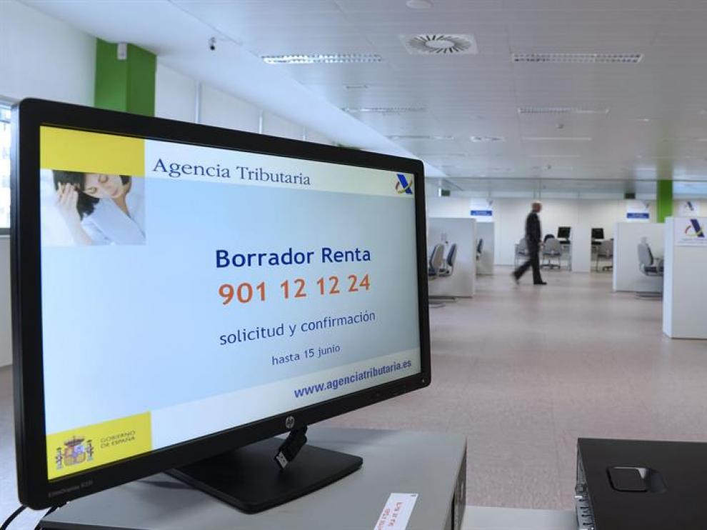 Una de las oficinas de la Agencia Tributaria en Castilla y León