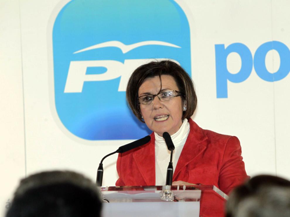 Angulo durante su participación en un encuentro con los 'populares' sorianos