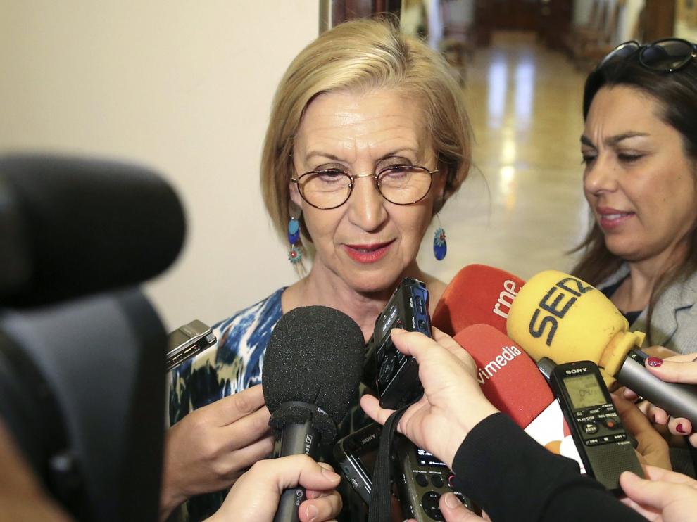 La líder de UPyD, Rosa Díez