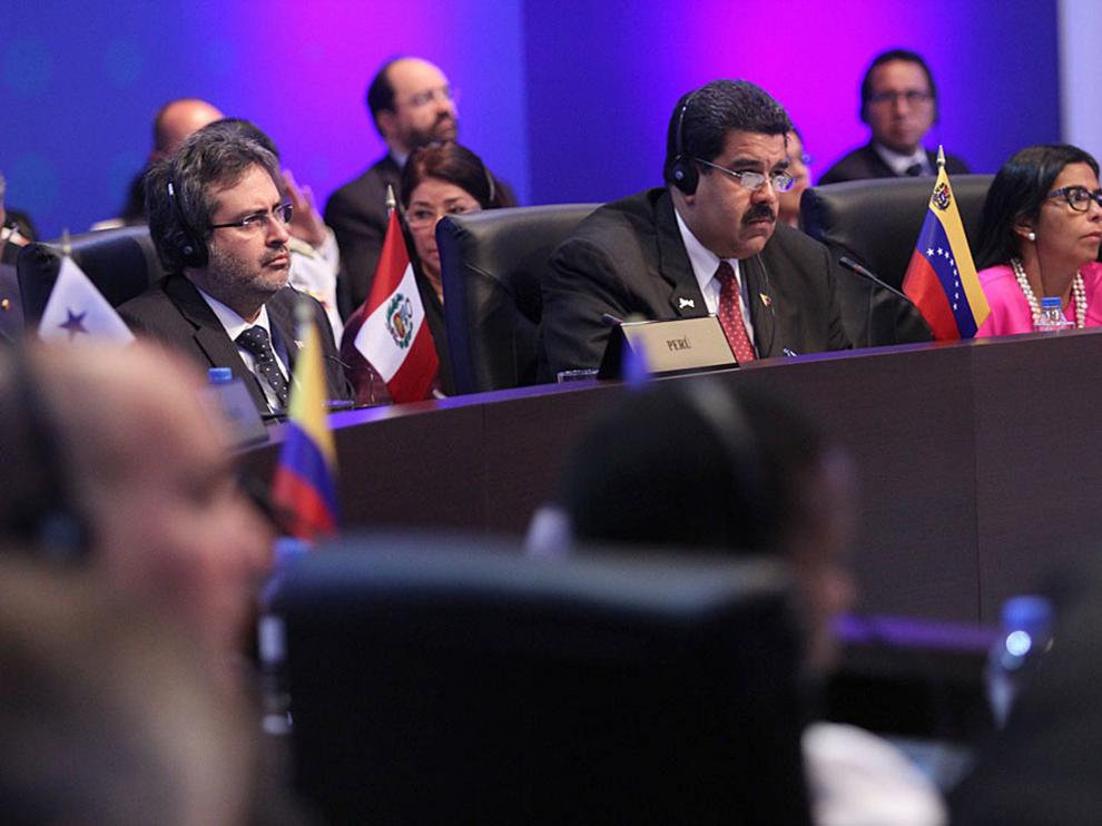 Maduro, durante la cumbre