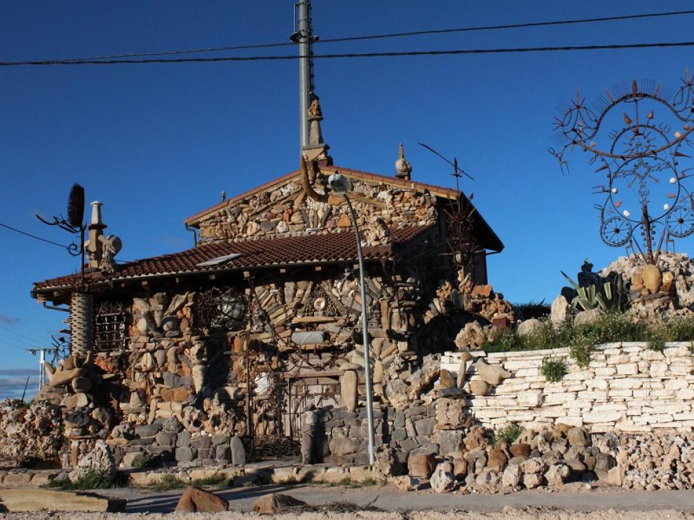 'La casa del sol naciente', obra de Armando Baigorri, en Monteagudo (Navarra)