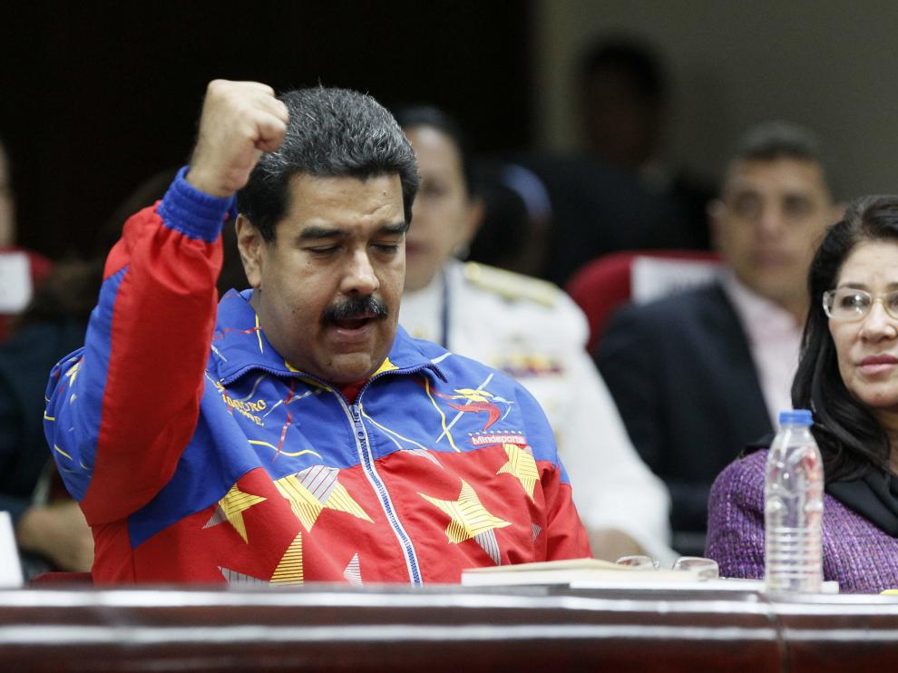 Nicolás Maduro, durante la Cumbre de las Américas