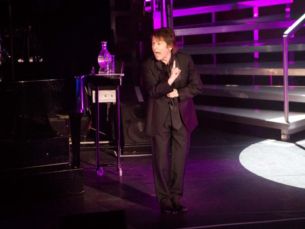 Raphael durante un concierto en marzo de 2015 en la Sala Multiusos de Zaragoza
