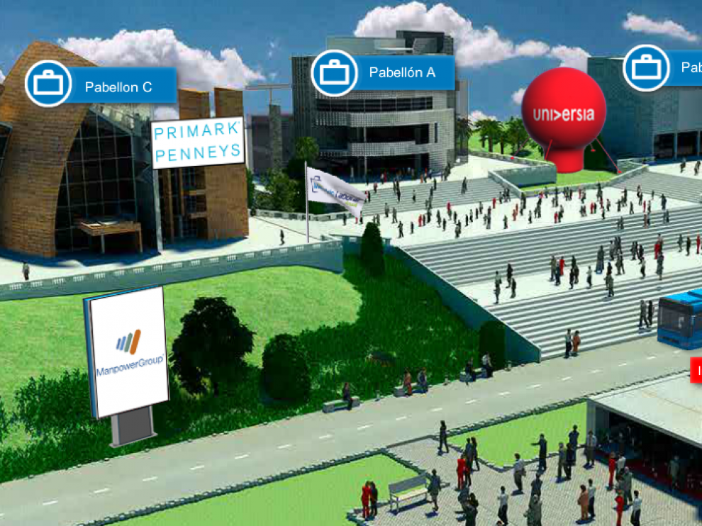 Feria en 3D.