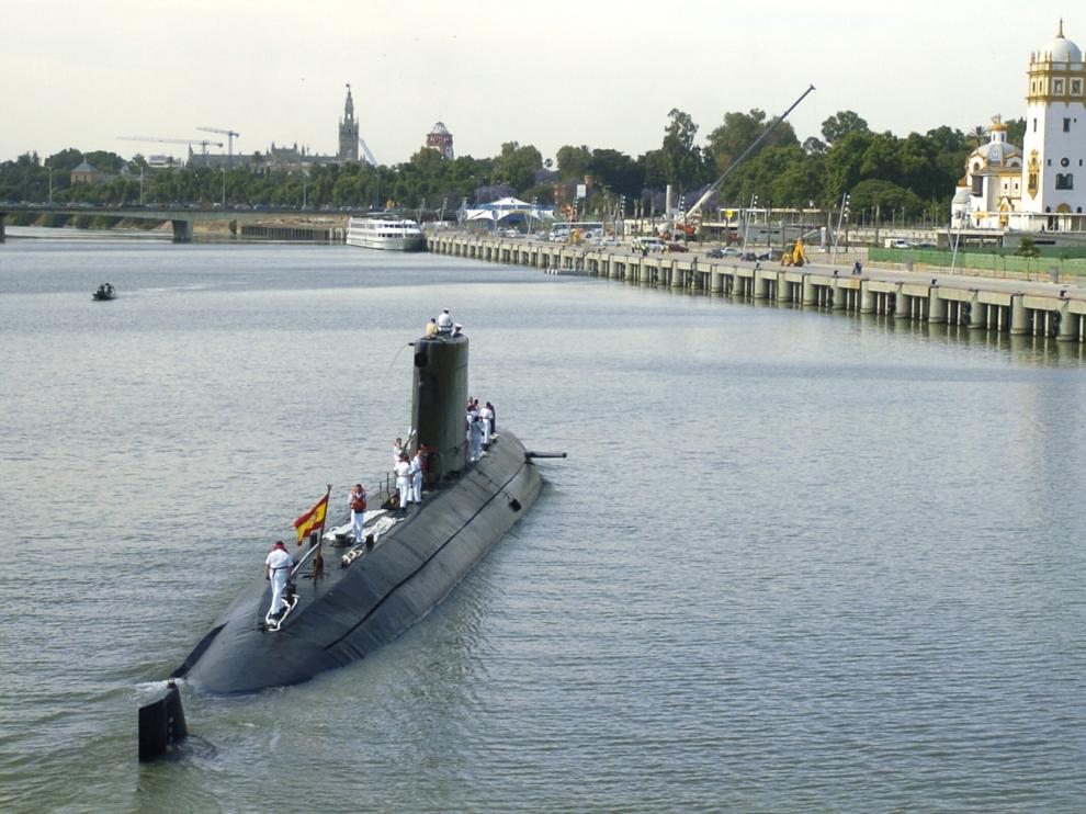 Las baterías sustraídas iban destinadas a las nuevas unidades del submarino S-80, que sustituirán al 'Mistral' (en la imagen)