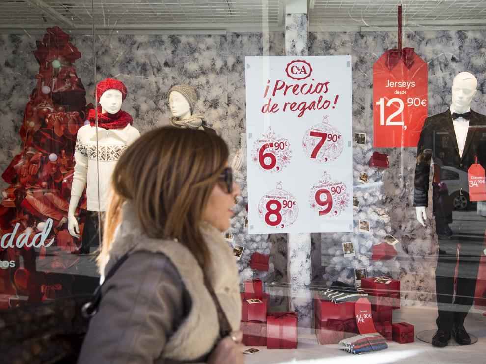 Compras navideñas.