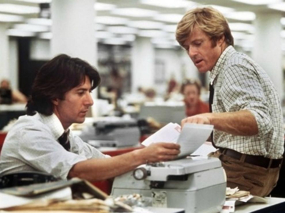 Fotograma de la película 'Todos los hombres del presidente'.