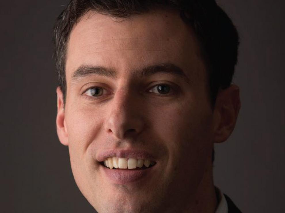 Zachary R. Mider de noticias Bloomberg, ganador del premio Pulitzer 2015 al "Periodismo de Explicación.