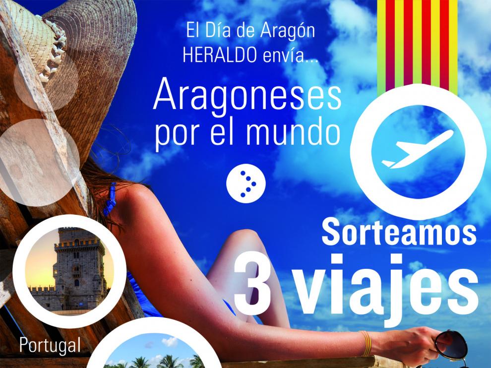 HERALDO envía a seis aragoneses a Portugal, República Dominicana y Cuba.