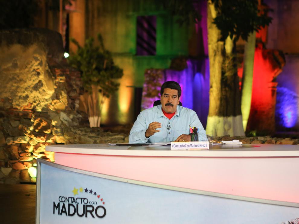 El presidente venezolano en el programa 'Contacto con Maduro'