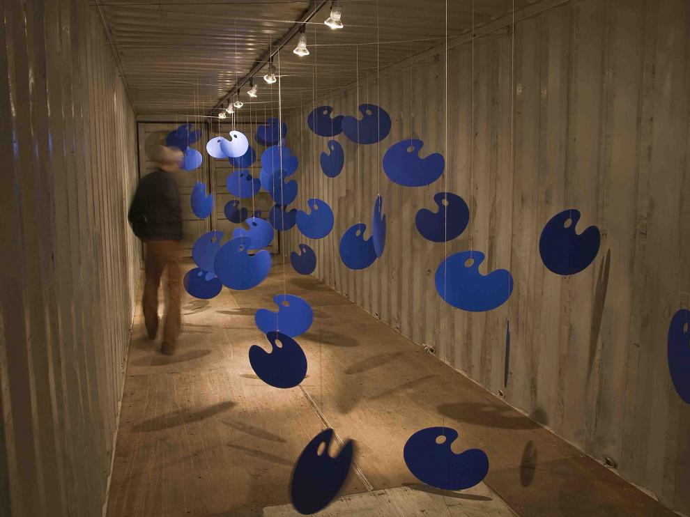 Instalación 'CLOUdePaletas' de Roberto Coromina.