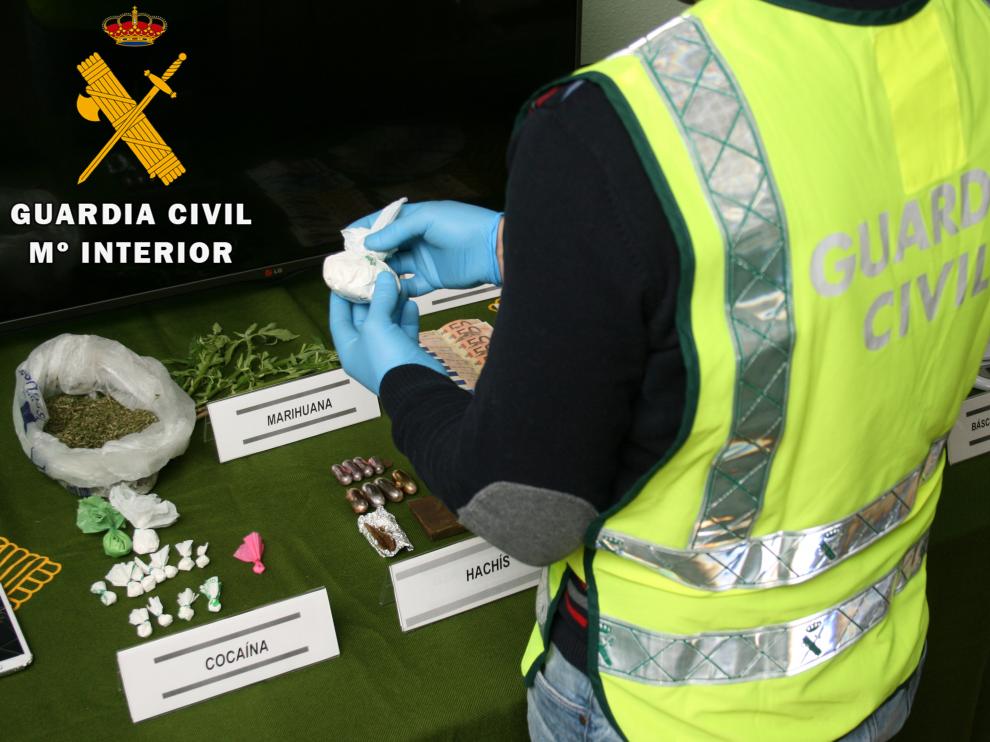 Tres detenidos en Teruel por tráfico de drogas