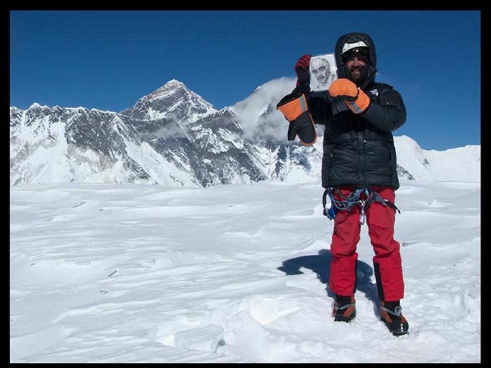 Javier Camacho en uno de sus viajes