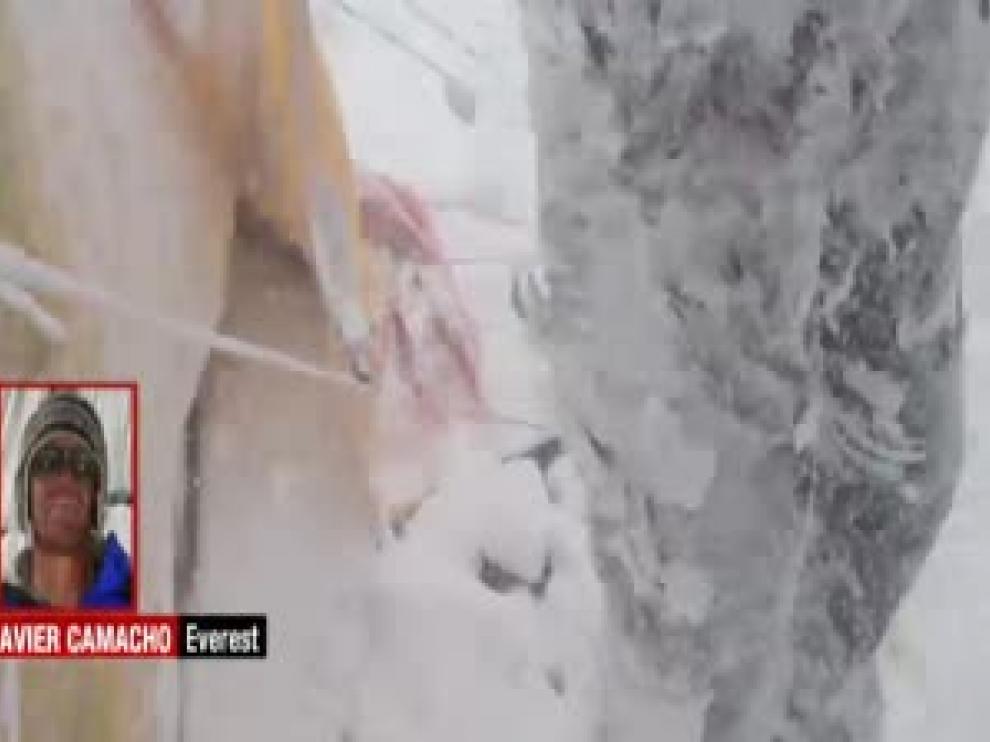 Javier Camacho habla desde el campo base del Everest