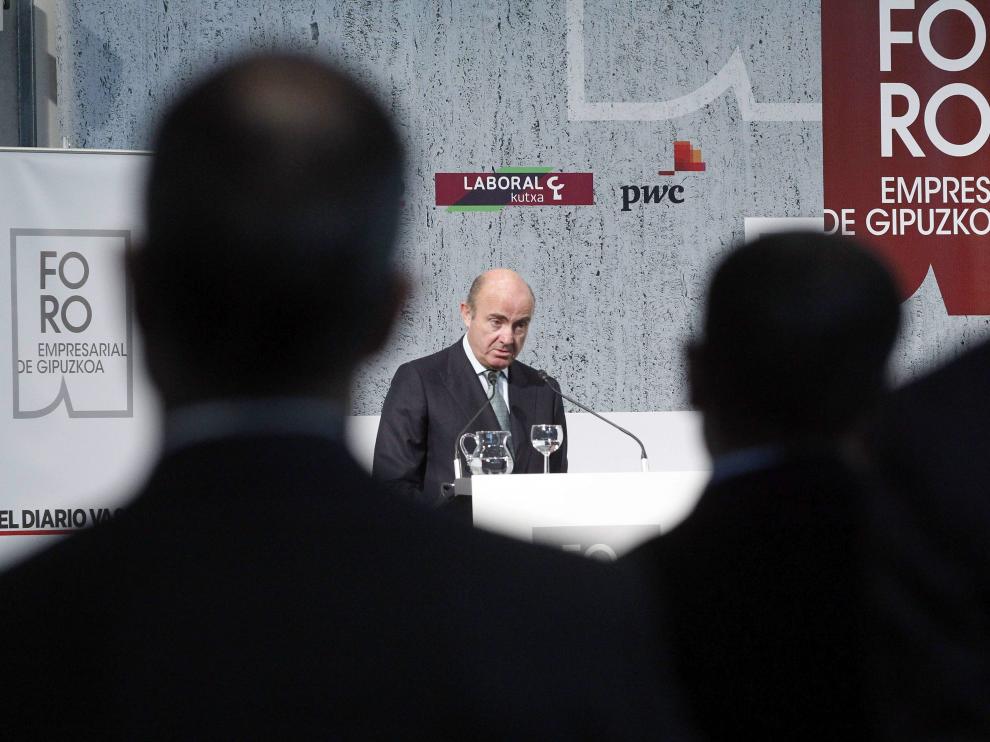 El ministro de Economía y Competitividad, Luis de Guindos.