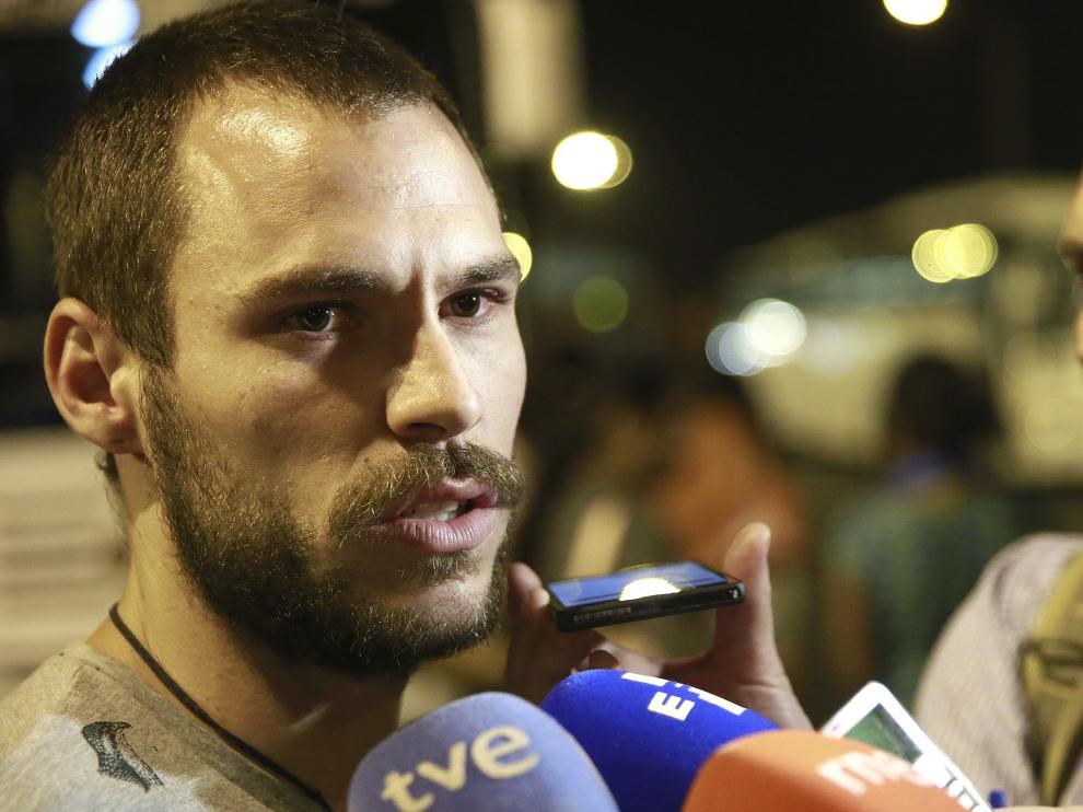 Jonathan Herranz, uno de los primeros españoles evacuados de Katmandú.