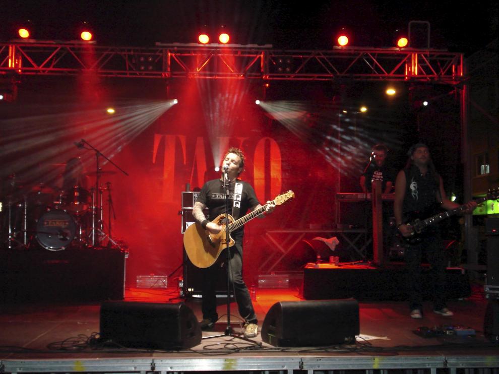 El grupo Tako durante un concierto.