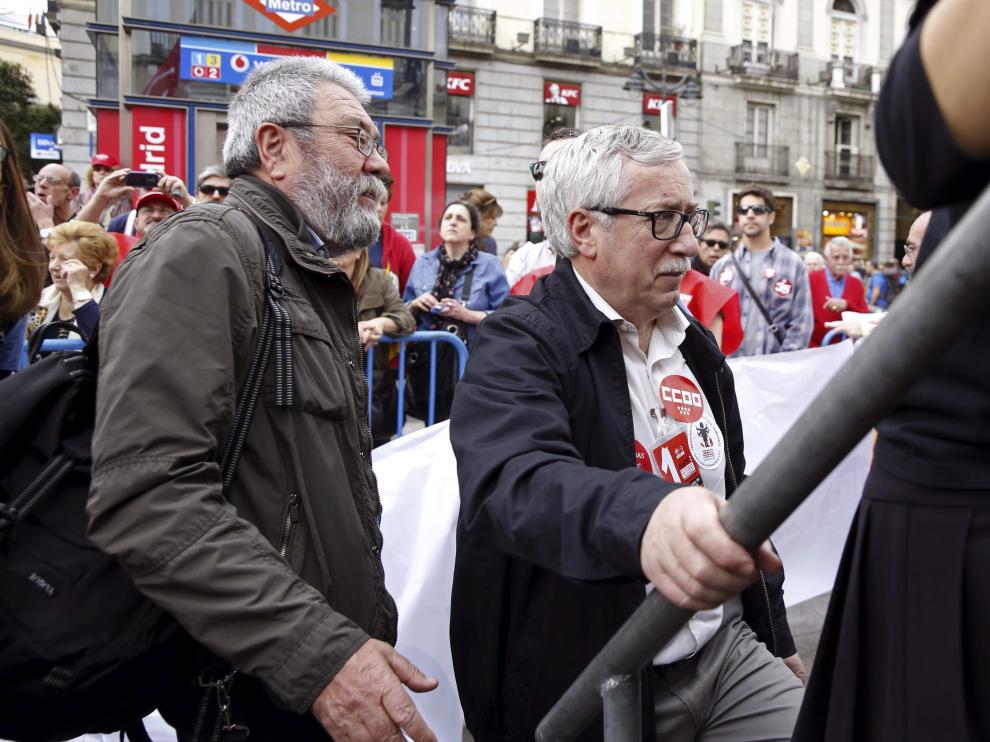 Cándido Méndez y Fernández Toxo