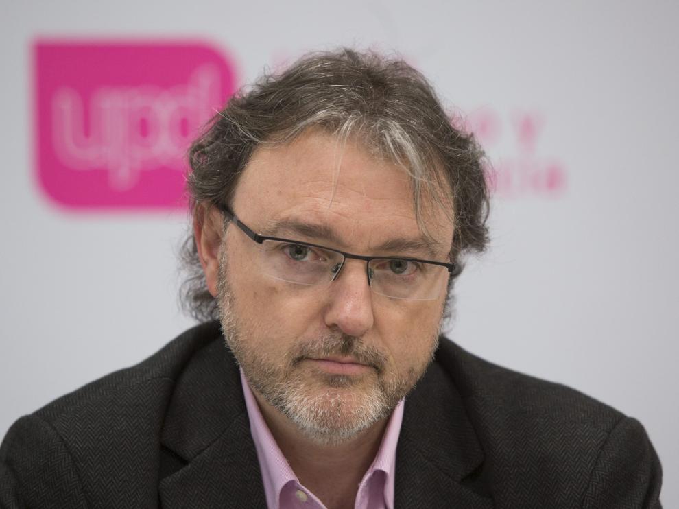 El candidato de UPyD a la Presidencia del Gobierno de Aragón, José Luis Lajara