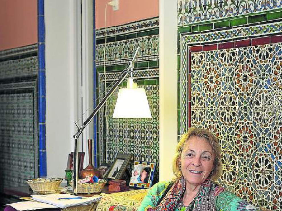 La casa acogedora, de aroma portugués, de Soledad Puértolas en Pozuelo.