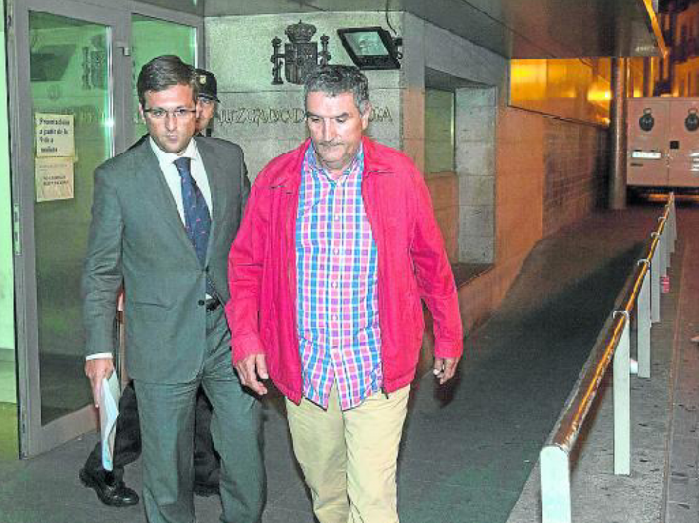 El exgerente de Plaza, Ricardo García Becerril, la primera vez que fue detenido en agosto de 2013