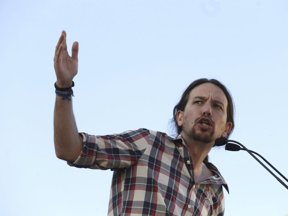 El secretario general de Podemos, Pablo Iglesias