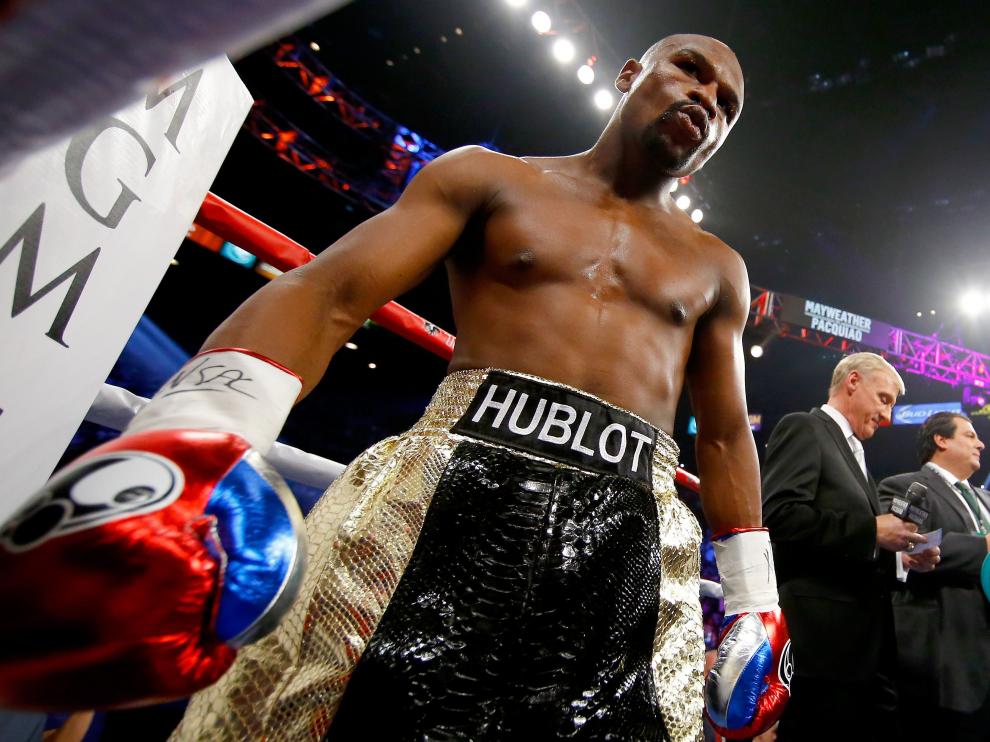El boxeador Floyd Mayweather.