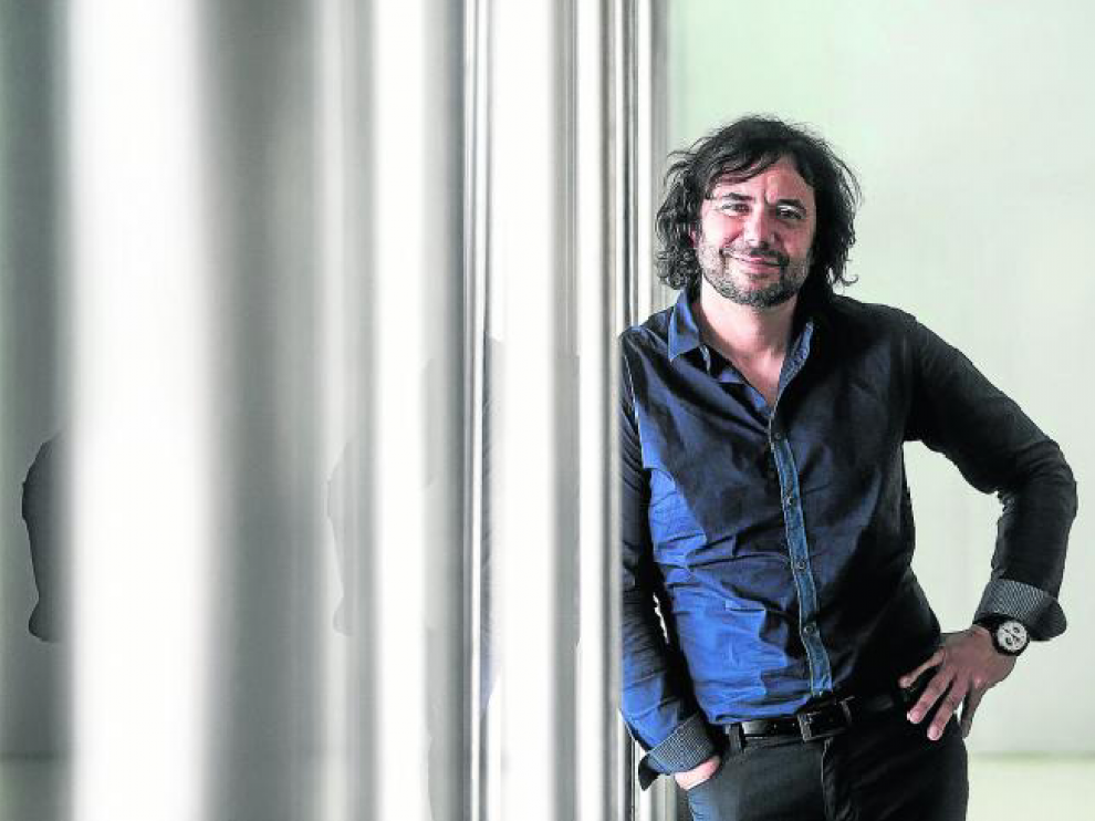 Juan Graña, en el Palacio de Congresos de la Expo, en Zaragoza.