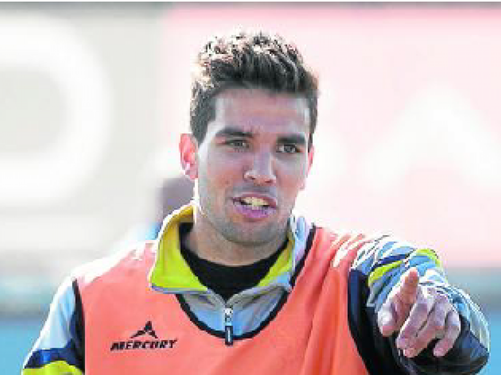 Leandro Cabrera, en un momento del entrenamiento.