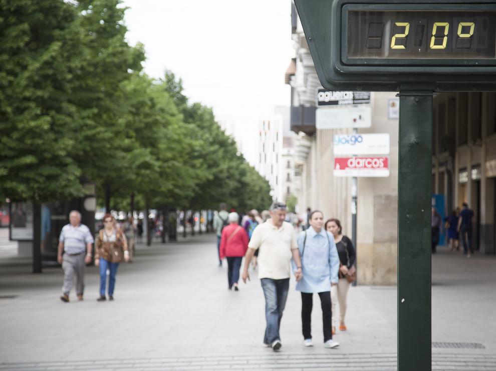 Los termómetros bajaron ya en la tarde de este jueves